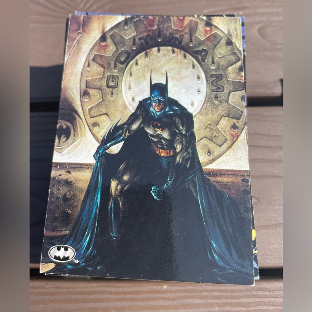 Batman Saga of the Dark Knight DC trading card set 1994 Skybox Almost Complete